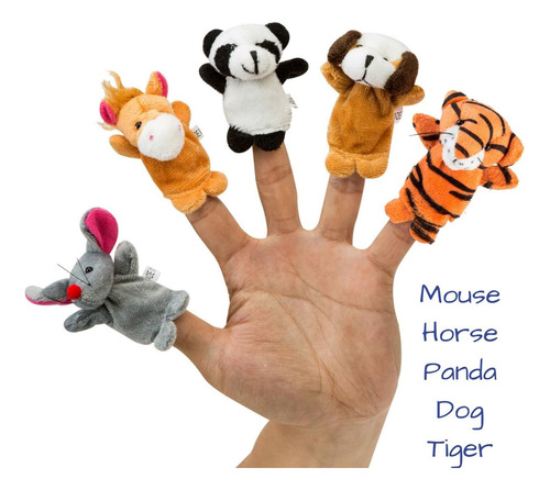 20 Finger Puppets Y Finger Family Song Button, 6 Family...