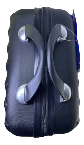 Bolsa de viaje rígida con borde de ABS de 10 kg, color negro