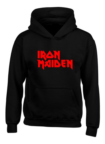 Buzo Iron Maiden  Rock Metal Saco Capota Deportivo