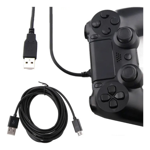 Cable De Carga Compatible Con Control Ps4