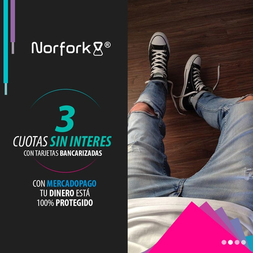 Imagen 8 de 10 de Zapatillas Norfork Legendary Hi Mujer Y Hombre