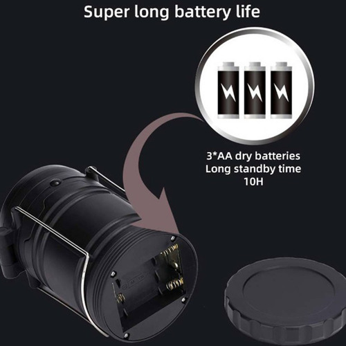 Una Linterna De Camping Led Para Acampar, Linterna Plegable
