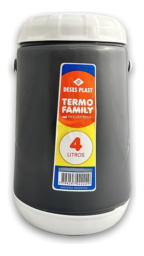 Bidón Termo Conservadora Térmica 4 Lts Camping  Frio/calor 