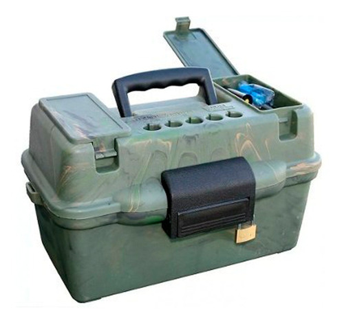 Estuche Caja 100 Tiros Escopeta Mtm Shotshell Maletin Camo