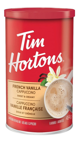 Tim Hortons Café Instantáneo Cappuccino French Vanilla 454g