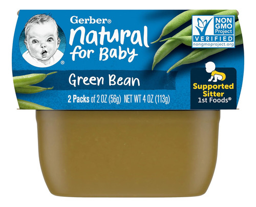 Gerber Natural For Baby 1st Foods Botes De Comida Para Bebés