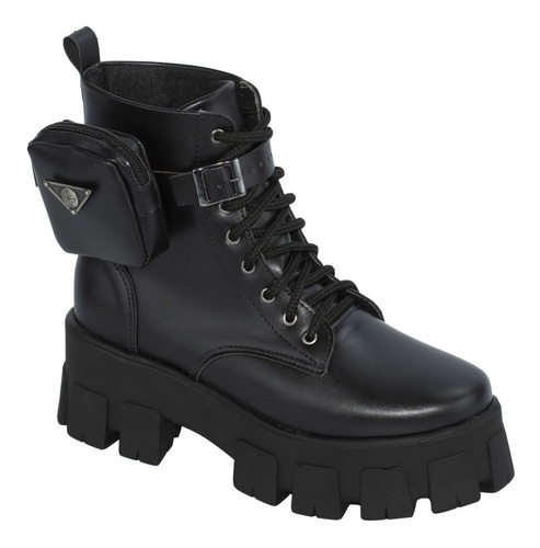 Imagem 3 de 6 de Coturno Plataforma Bota One Bag Confort Tratorado | S3.cub
