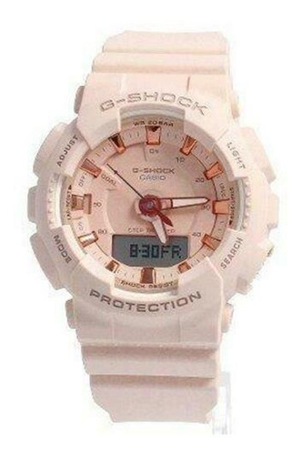 Reloj Mujer Casio G-shock Analog-digital Rose Oro Dial -gma-