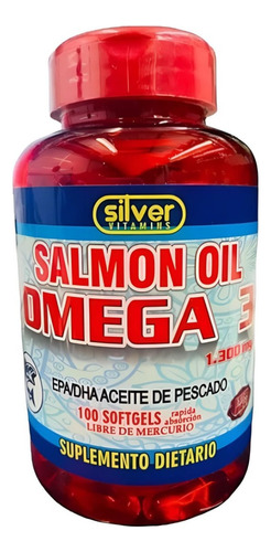 Salmon Oil Omega 3 1.300mg - mL a $53