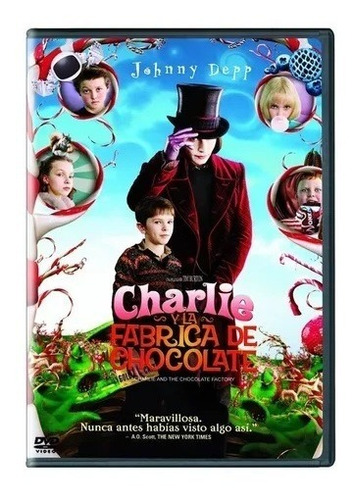 Charlie Y La Fabrica De Chocolate / Película Dvd Johnny Deep