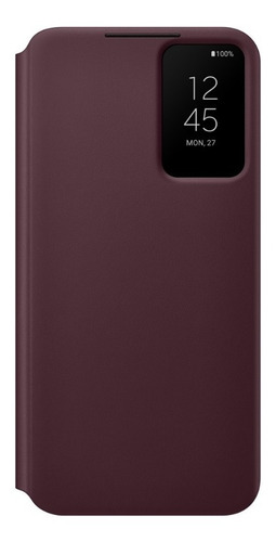 Flip Cover Original @ Samsung Galaxy S22 Normal Borgoña