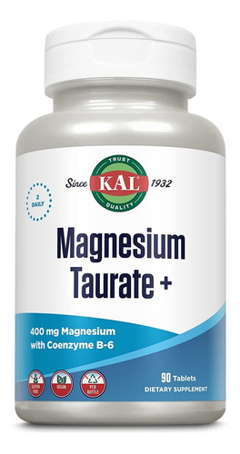 Kal Taurato De Magnesio Plus 400 Mg Con Coenzima B6 | Altame