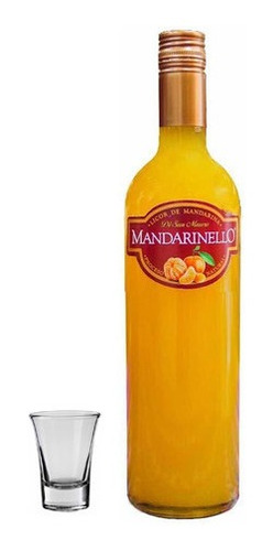 Licor Artesanal Mandarinello Di San Mauro Incluye Vaso Shot