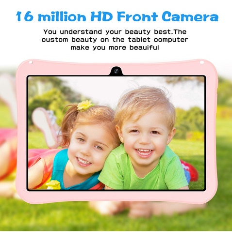 Tablet Hancdon A9+ Infantil Rosa 11.6'' 512gb Almacenamiento Y 12gb Ram Android 13 8800mah 10 Core Con Funda Protectora Anticaída
