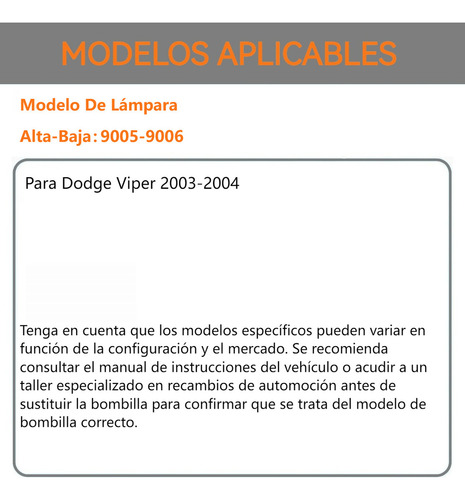 Para Dodge Kit Focos Delanteros De Led Luz Alta/baja