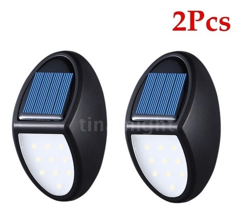 2 Piezas De Luz Solar Sensor De Luz De Pared Luz Patio P65