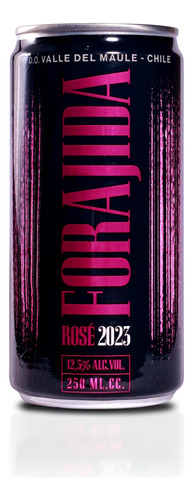 Vino Forajida Rose Pack De 12 Latas