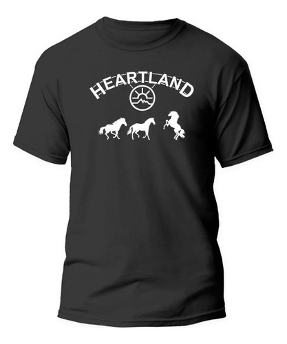 Playera Modelo 4 Heartland, Estampado Reflejante