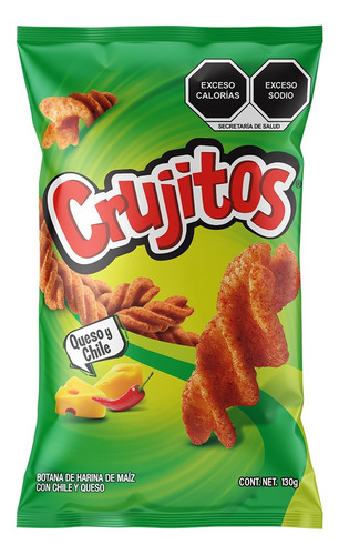 4 Pack Frituras Queso Y Chile Crujitos Sabritas 120