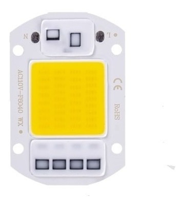 Chip Led De 50w, De 220v, Proyector De Luz Para Exteriores