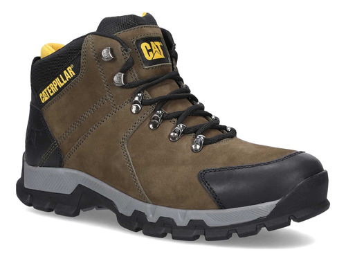 Bota Para Hombre Cat Verde P725710m4m