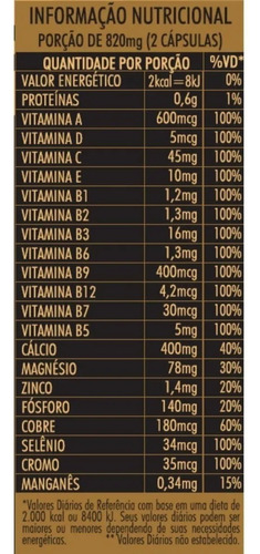 Luminicare Multivit 410mg 60caps Apisnutri