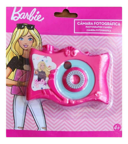 Cámara Fotográfica Barbie De Juguete 6 Imágenes 