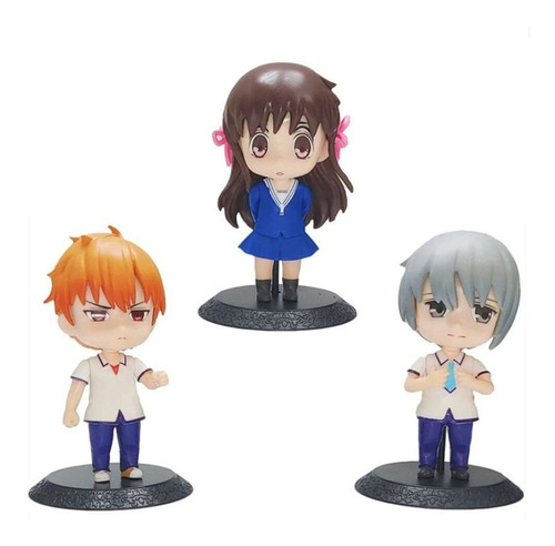 Figuras Anime Fruits Basket Set 3 Personajes