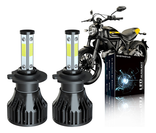 Faros Led H7 Para Kawasaki Versys 650 Kle650a C 2008-2016