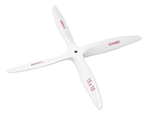 Hélices - 4-blade 15x10 Ccw Wood Propeller White Engine Blad