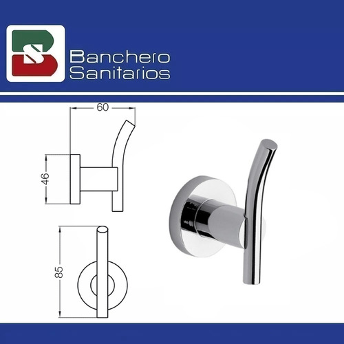 Set Accesorios Fv Libby Portarrollo Percha Y Toallero De Aro