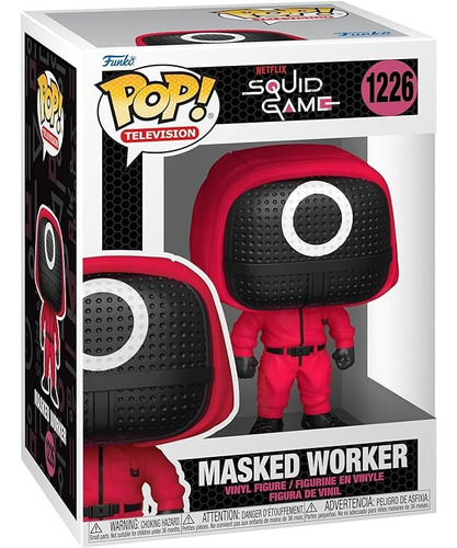 Funko Pop! Squid Game Round: Masked Worker #1226 Nuevo