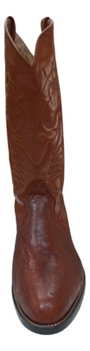 Bota Vaquera Hombre De Iguana Original Ultimos Pares Oferta