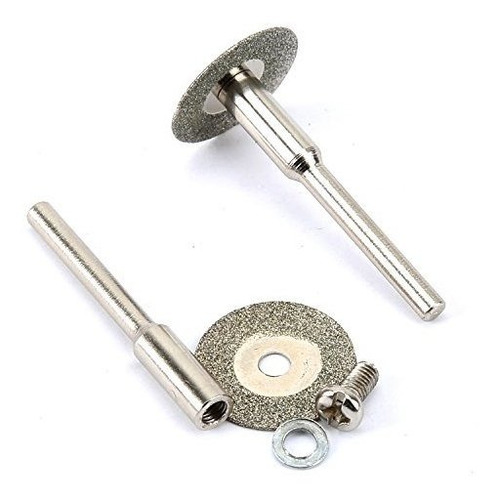 Disco Corte Diamante Mini 10pcs Con Mandril Para Dremel