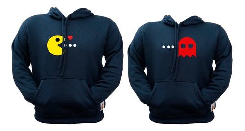 Hoodie Sweater Suéter Pac-man Para Parejas