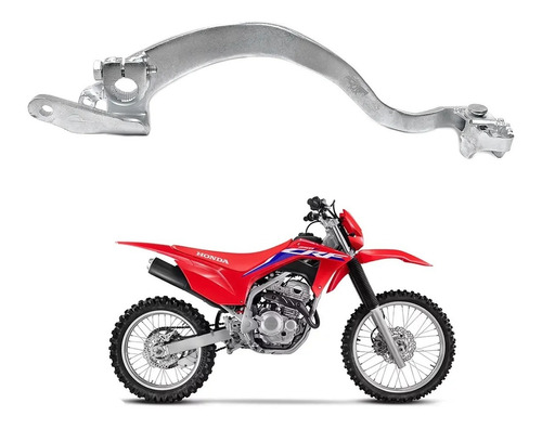 Pedal Freio Traseiro Power Mx Crf 250 F Ponta Retrátil