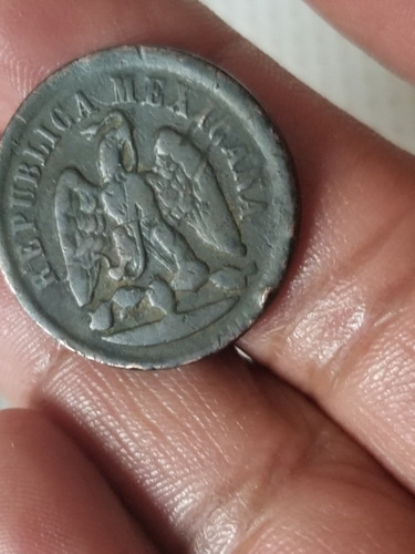 Moneda Un Centavo 1886 República Mexicana (Usado)
