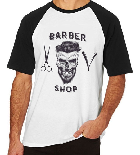 Camiseta Barbeiro Corte Cabelo Blusa Manga Curta Tamanho