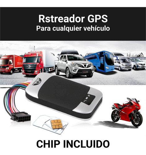Gps Localizador Satelital Auto Moto Tk303g Control + Chip