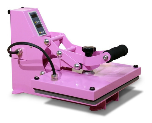 Plancha Térmica Estampado Sublimación 23 X 32 Cm Manual Color Rosa