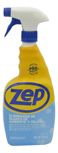 Eliminador De Olores Aire Y Tela 947ml Zep Nuevo