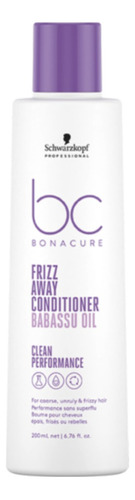  Bonacure Clean Performance Frizz Away Condicionador 200ml