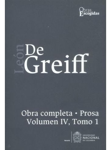 Libro Obra Completa Prosa Volumen Iv Tomo 1