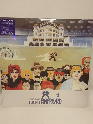 Nino Rota Amacord Vinilo Lp Nuevo 