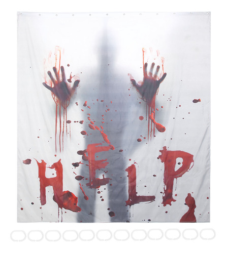 Horribles Ganchos Para Cortinas De Ducha De Halloween