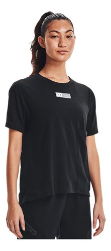 Polera Mujer Ua Woven Pocket 1368444-001