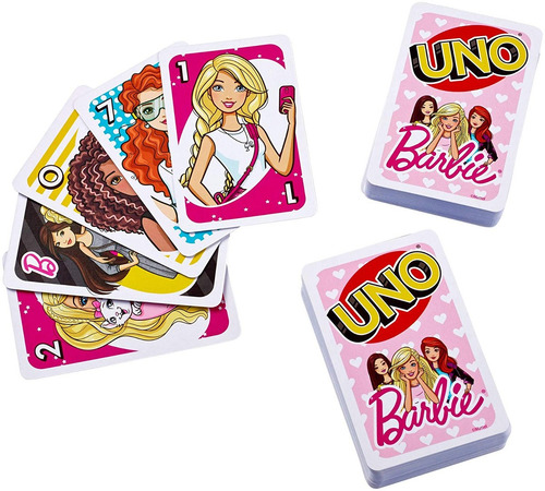 Juego Mattel Juegos De Tarjeta Del Uno De Barbie
