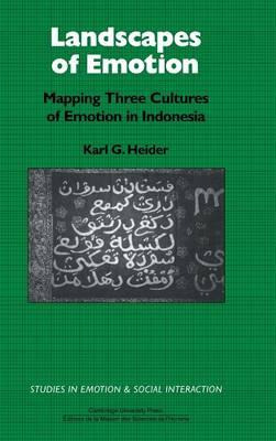 Libro Landscapes Of Emotion : Mapping Three Cultures Of E...