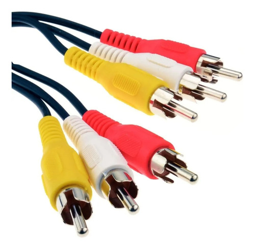 Cable Audio Rca 1,5mts 3,5mm Cable 3x3 Estereo