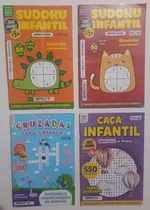Comprar Kit 4 Livros 2 Sudoku 1 Caça Palavras E 1 Cruzadinha Pu002F Crianças Passatempo Pu002F Crianças Caça Palavras  Infantil Passatempo Infantil  Jogos Sudoku E Caça Palavras Para Crianças